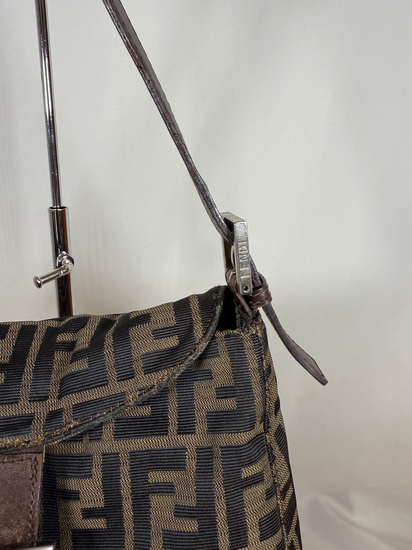 FENDI ZUCCA SHOULDER BAG