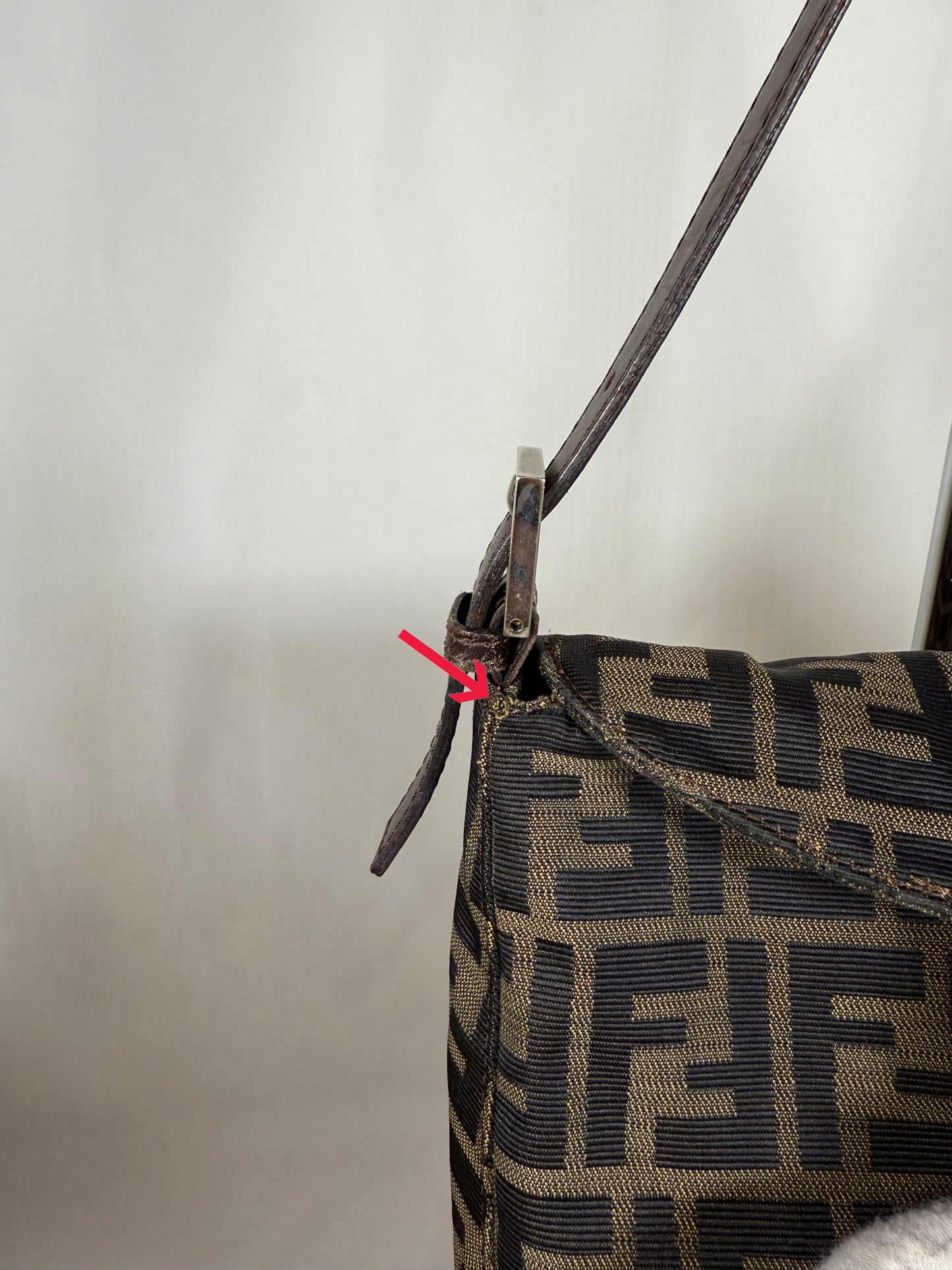 FENDI ZUCCA SHOULDER BAG