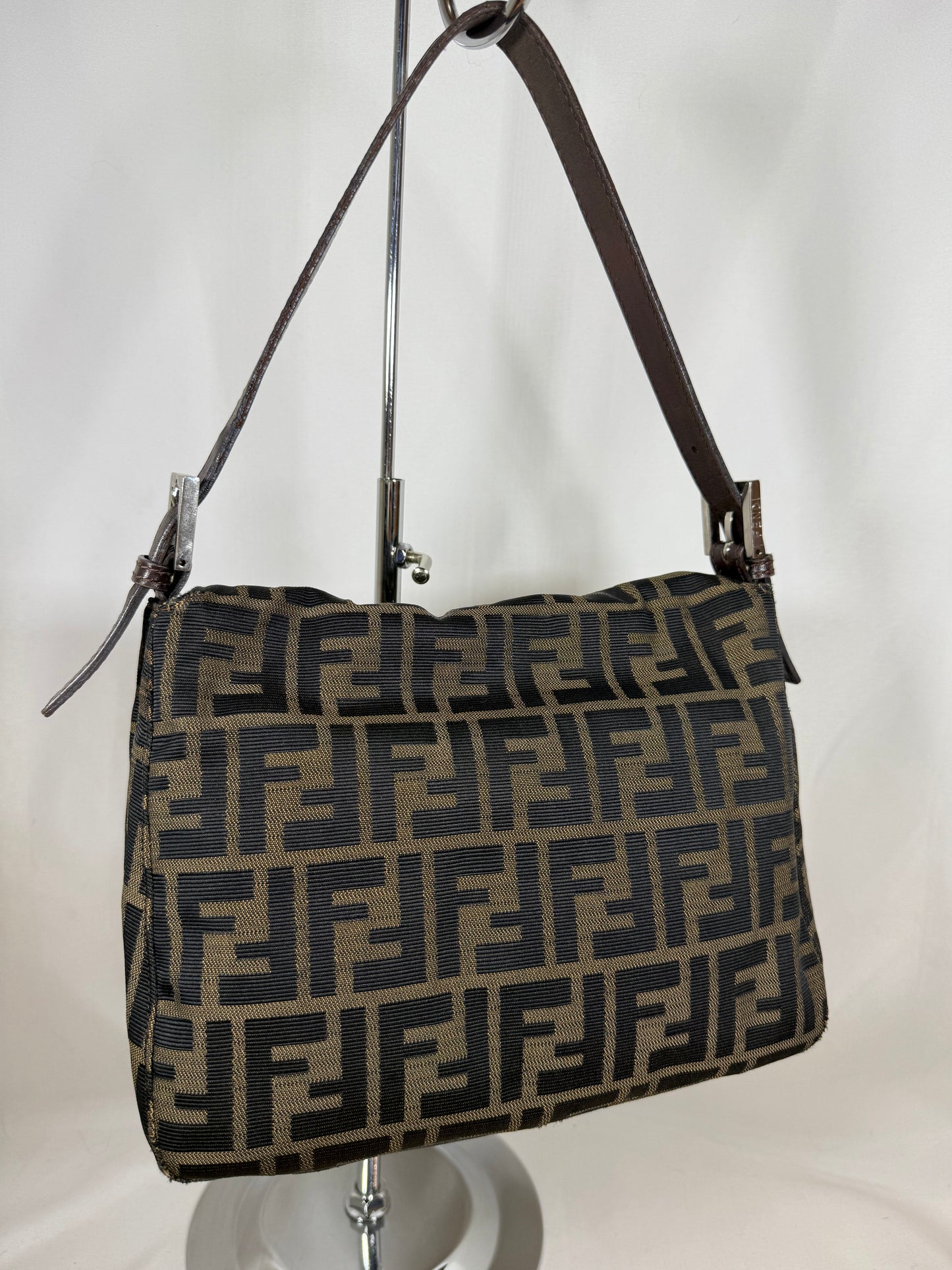 FENDI ZUCCA SHOULDER BAG